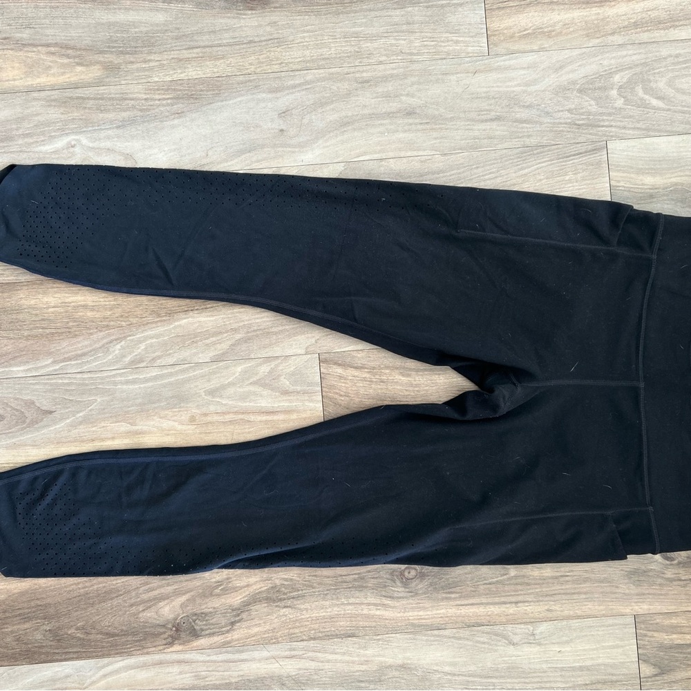 Athleta salutation black leggings size M